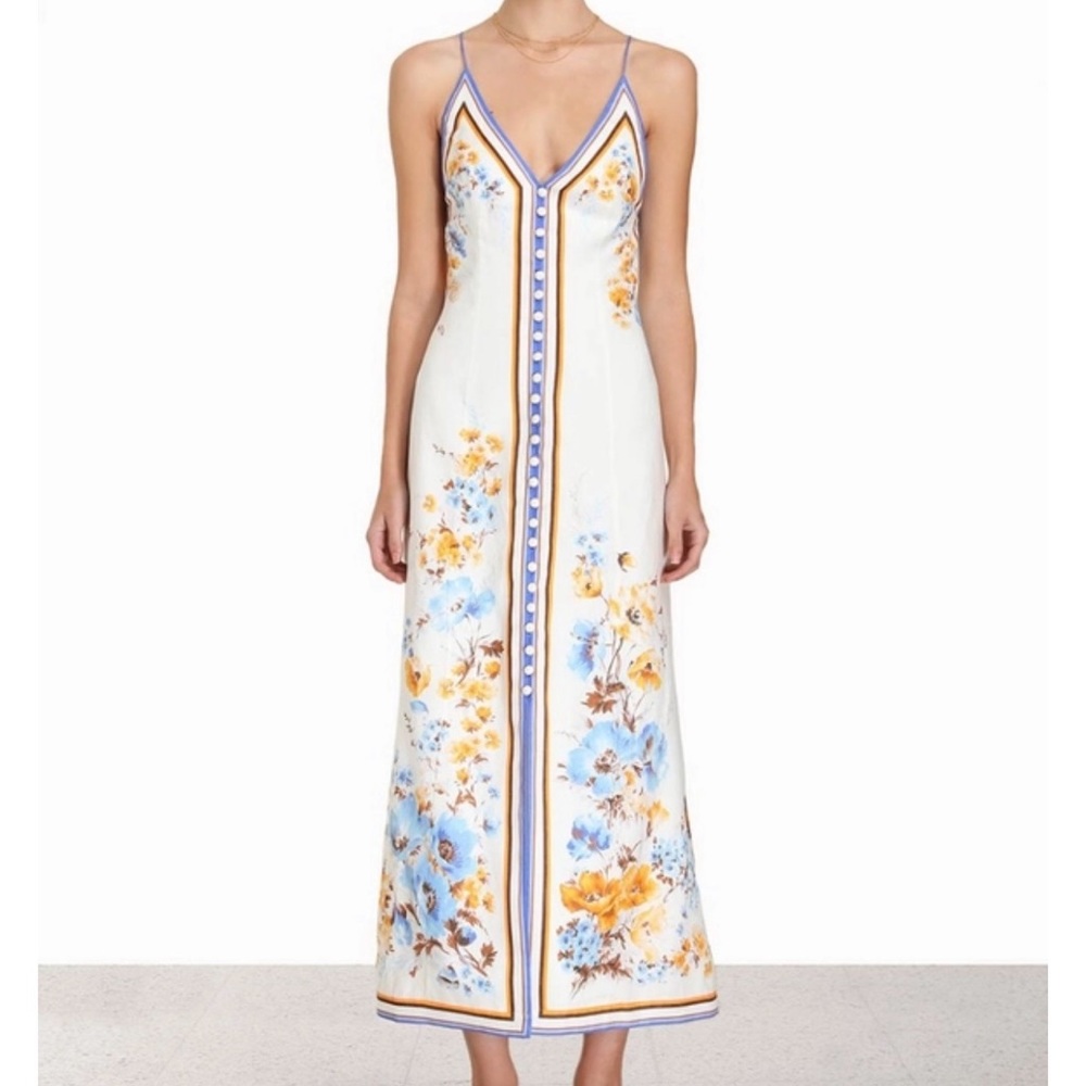 ZIMMERMAN HALCYON SLIP DRESS